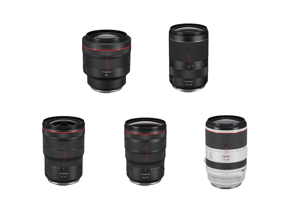 Canon to Announce RF 15-35mm f/2.8L IS, RF 24-70mm f/2.8L IS, RF 70-200mm f/2.8L IS, RF 85mm f/1.2L, RF 24-240 Lenses