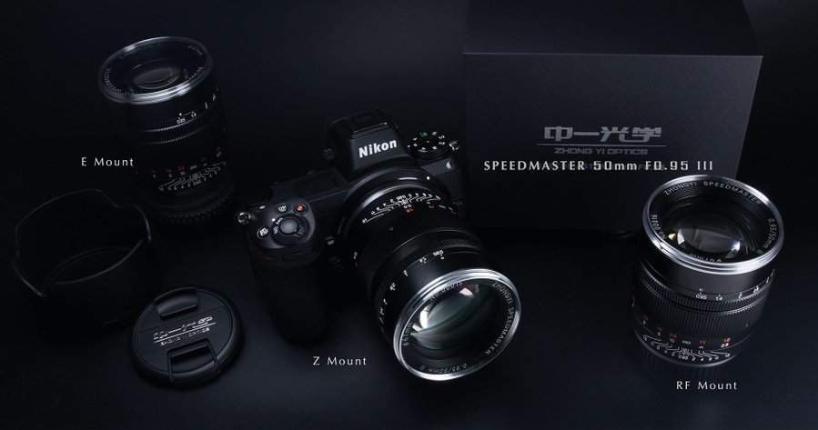 Zhong Yi Optics Speedmaster 50mm f/0.95 lens for Canon EF-mount