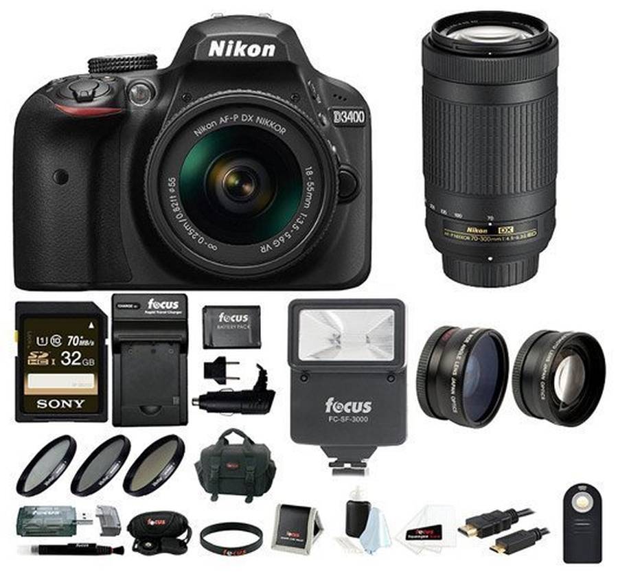 Best Nikon D3400 Bundles and Deals