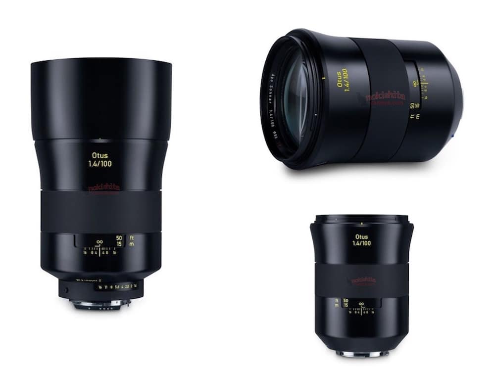 Zeiss Otus 100mm f/1.4 Lens – specs and images leak