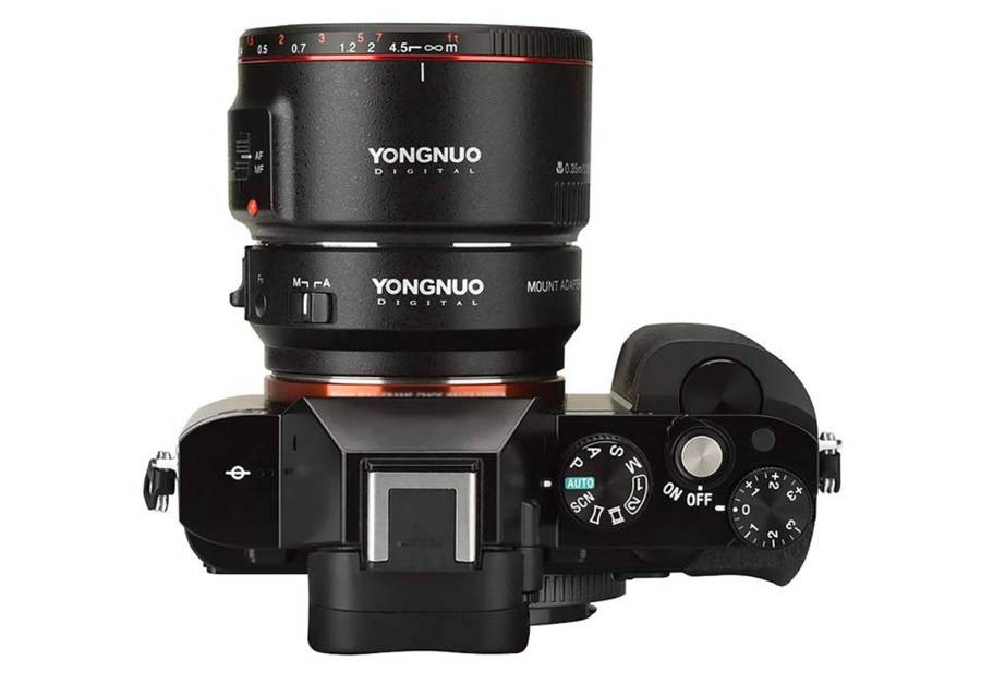 Yongnuo YN560TX Pro TTL flash and EF-E II Adapter for Sony E-mount