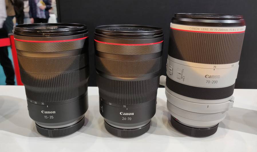 Canon RF 15-35, 24-70, 70-200mm f/2.8L IS Lenses to be Released in July