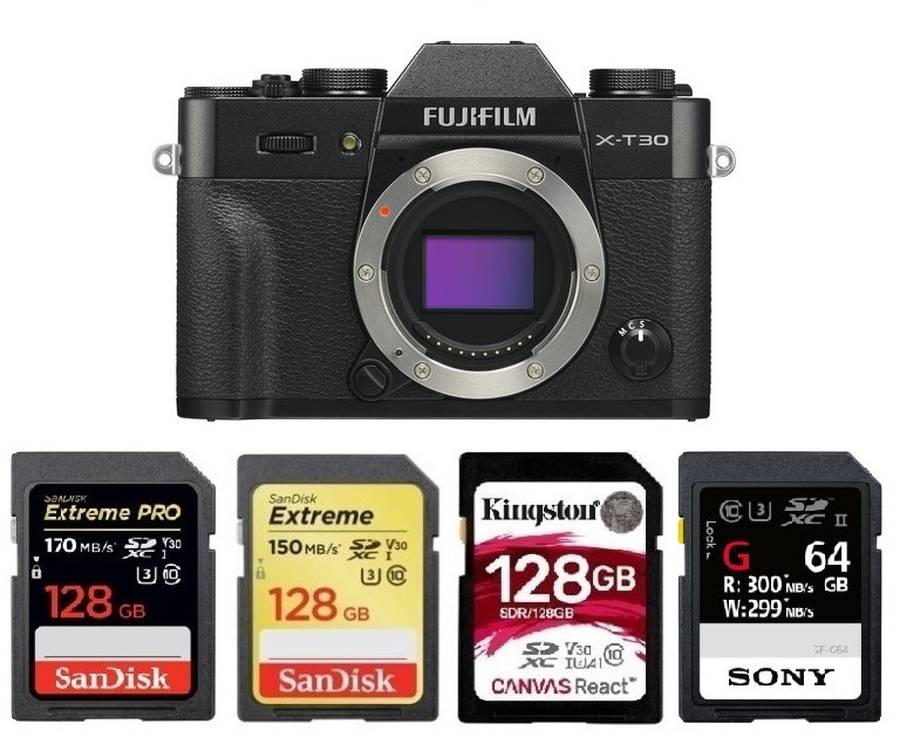 Best Memory Cards for Fujifilm X-T30