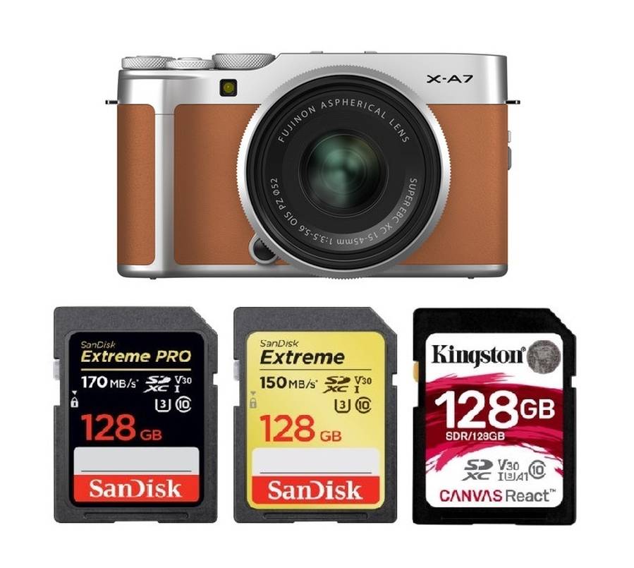 Best Memory Cards for FujiFilm X-A7