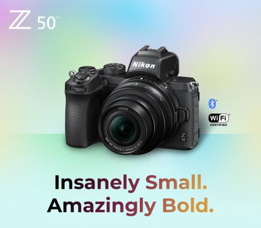 This is the Nikon Z50 APS-C Z-mount Mirrorless Camera