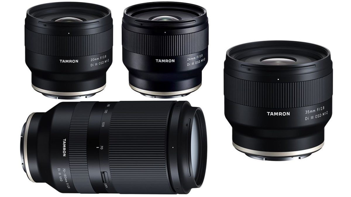 Tamron Announced 4 New FE Lenses for Sony E-mount