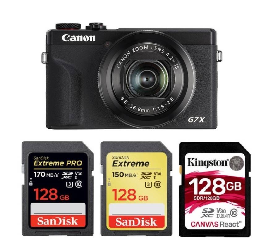 Best Memory Cards for Canon PowerShot G7 X Mark III