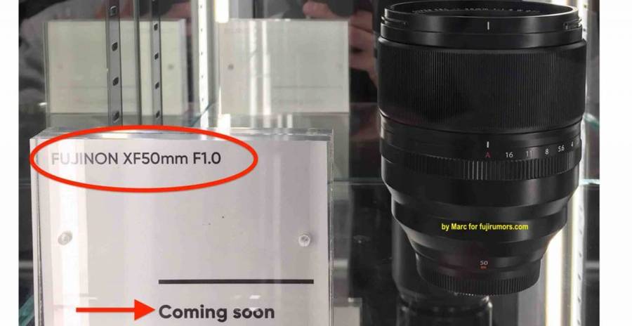 Fujifilm XF 50mm f/1.0 R WR Lens to be Announced Soon