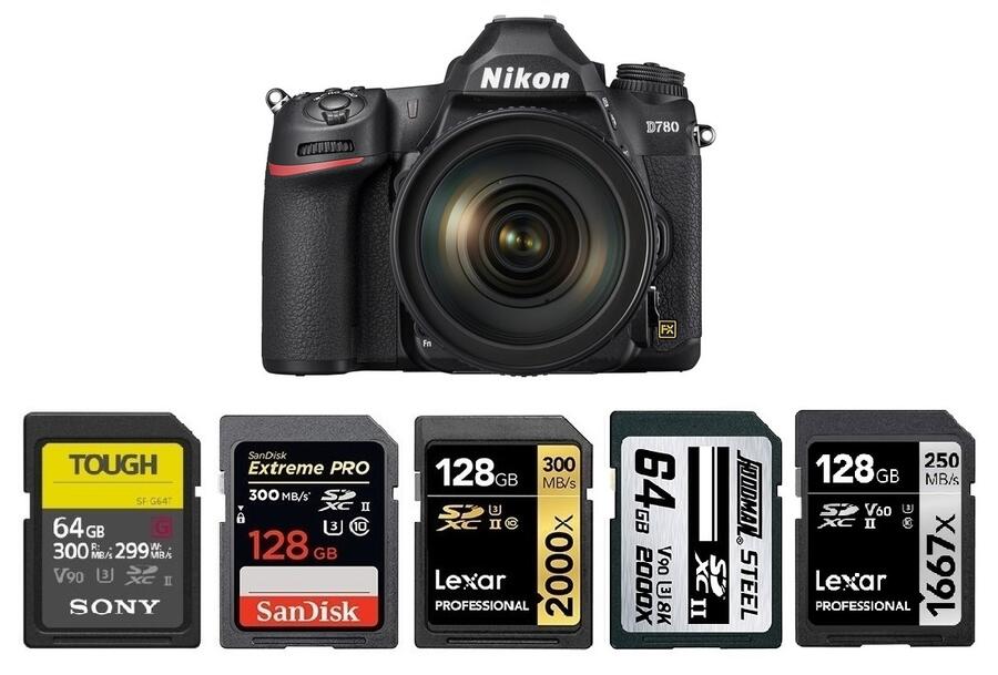 Best Memory Cards for Nikon D780