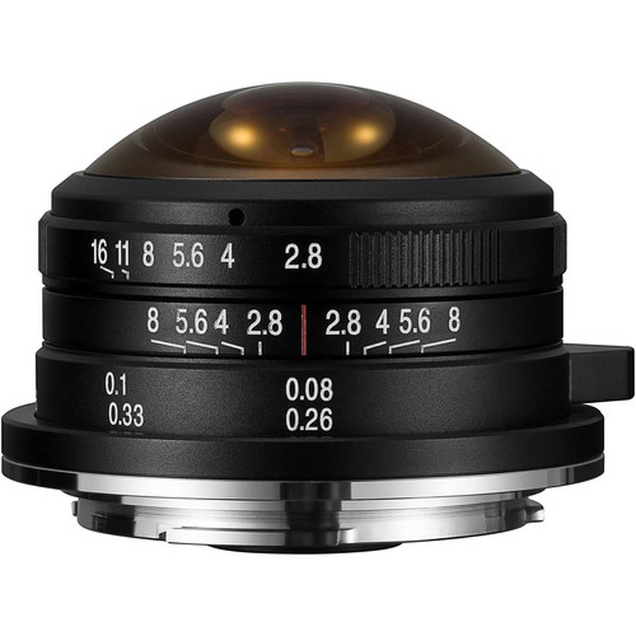 Laowa 4mm f/2.8 Fisheye Lens Announced for Sony E, Fuji X, and Canon EF-M