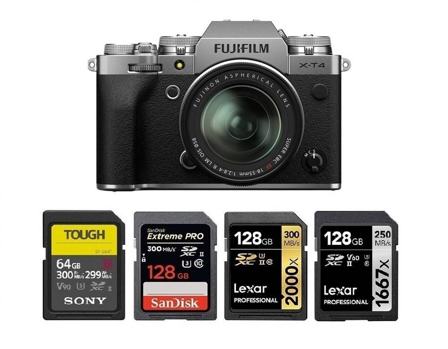 Best Memory Cards for Fujifilm X-T4