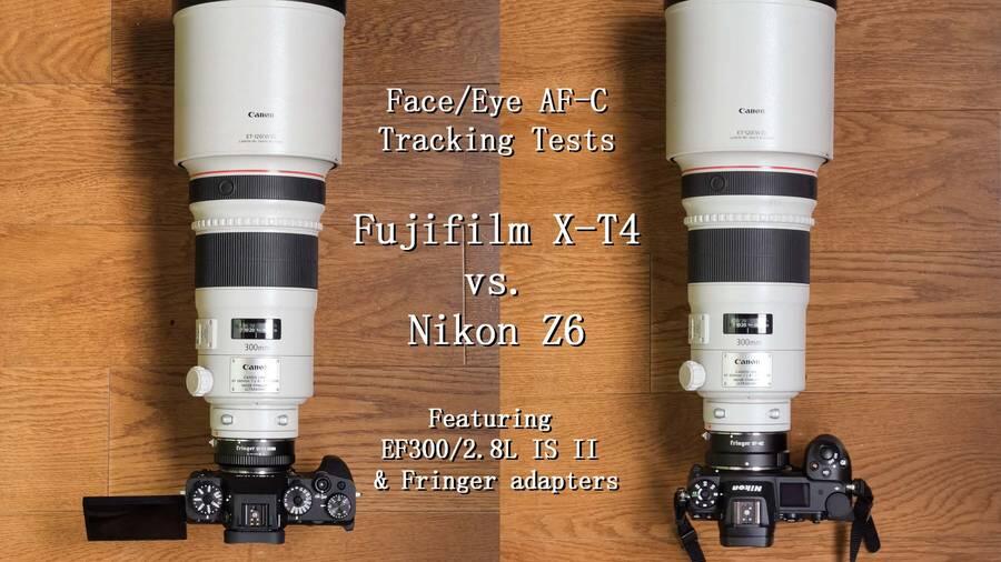 Fujifilm X-T4 vs Nikon Z6 With Canon EF 300mm f/2.8L IS USM II