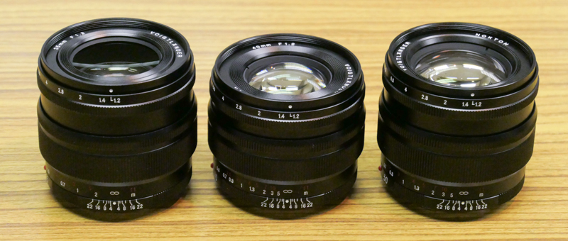 Release Dates for Voigtlander SE lenses for Sony E-mount