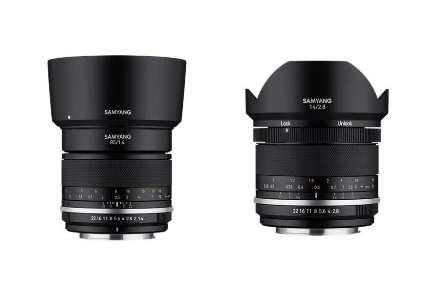 Samyang MF 85mm f/1.4 II and MF 14mm f/2.8 II Lenses Announced