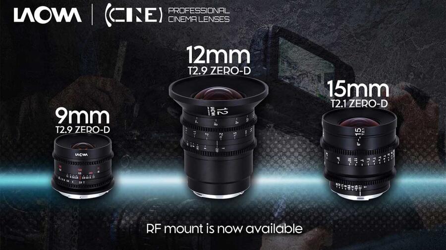 Venus Optics Announced 3 New Ultra Wide Cinema Lenses for RF Mount Canon FF MILCs