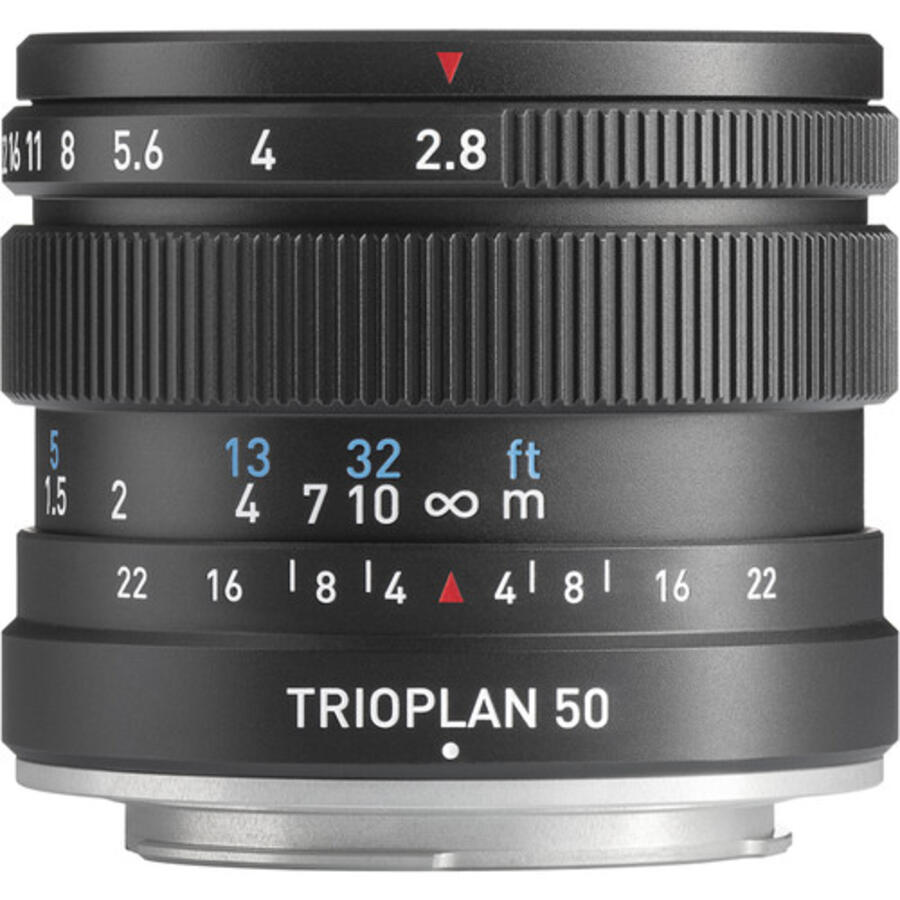 Meyer Optik Gorlitz Trioplan 50mm f2.8 II Lens for Fuji X, Sony E, M43, and Leica L