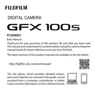 Fujifilm GFX 100S User Manual now Available for Download - Best Camera News