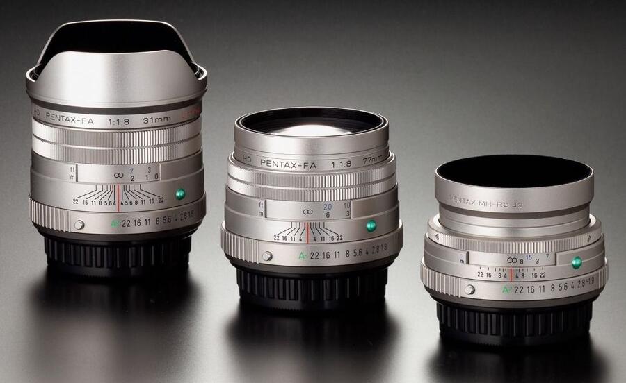 Three HD PENTAX-FA Limited Lenses & New Pentax K-1 Mark II J Limited 01 Camera Coming Soon