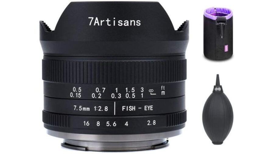 7artisans 7.5mm F2.8 Mark II Fisheye Lens for Sony E, Fuji X, MFT, Canon M, and Nikon Z