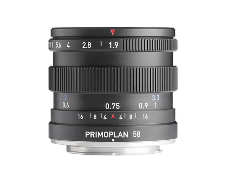 Primoplan 58mm F1.9 II Lens for Canon EF, Nikon F, MFT, Pentax K, Sony E, Fuji X, Leica M & L