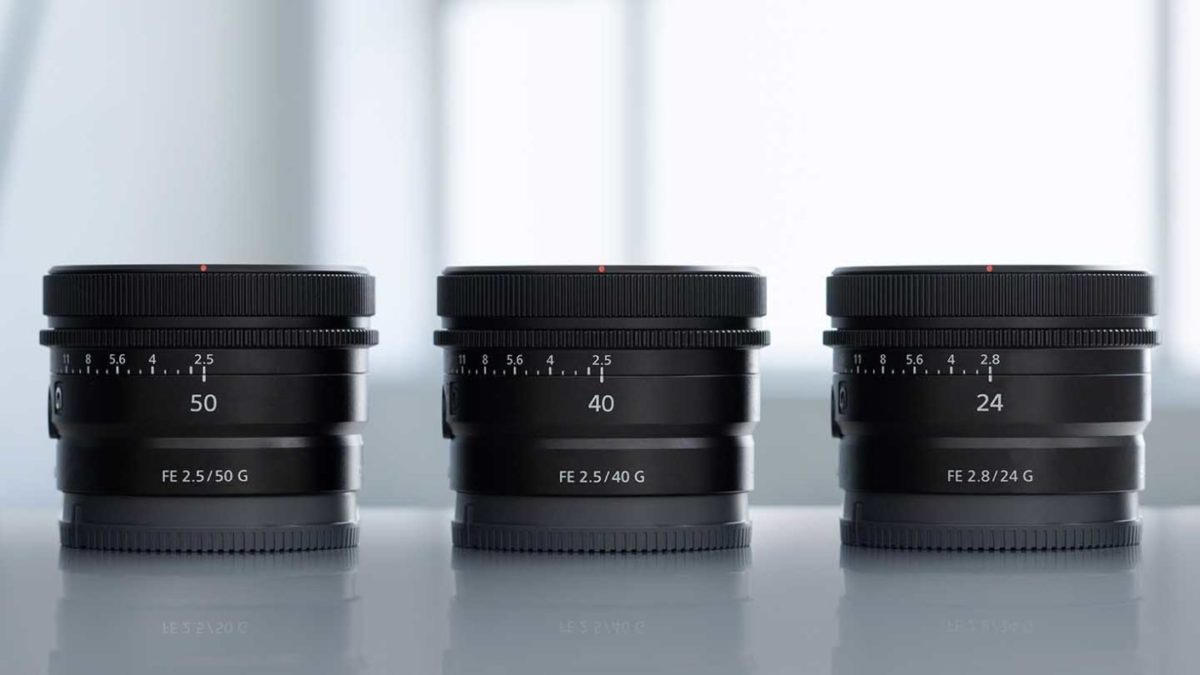 First Impressions : Sony FE 50mm F2.5 G, 40mm F2.5 G, and 24mm F2 .8 G Lenses