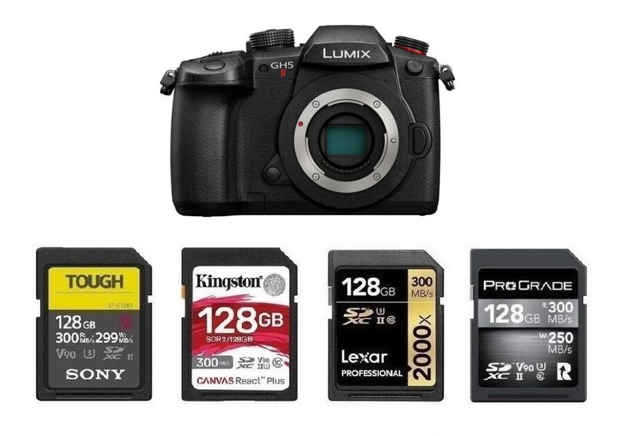 Best Memory Cards for Panasonic GH5 II