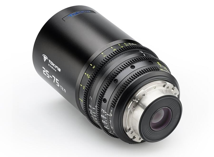 Tokina 25-75mm T2.9 Lens for PL, Canon EF, MFT, Sony E, and Nikon F