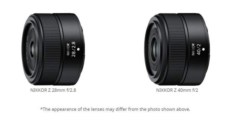 Nikon is developing NIKKOR Z 28mm f/2.8 and NIKKOR Z 40mm f/2 Lenses