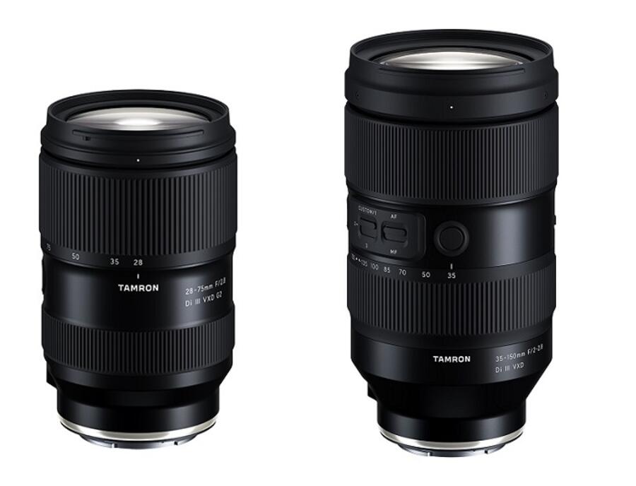 Tamron Announces the Development of 35-150mm f/2-2.8 & 28-75mm f/2.8 Lenses