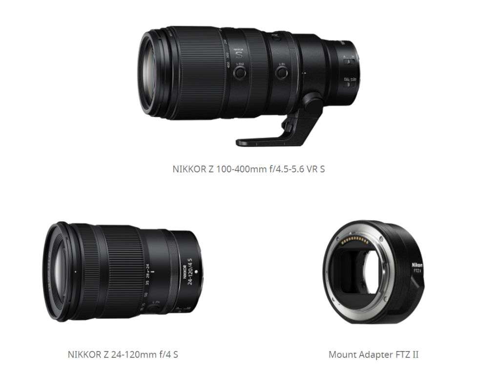 Nikon NIKKOR Z 100-400mm f/4.5-5.6 VR & NIKKOR Z 24-120mm f/4 S Lenses now Shipping in the US