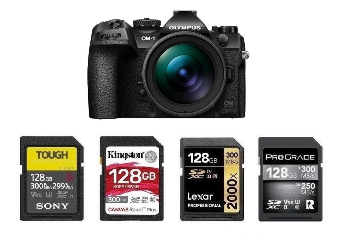 Best Memory Cards for OM SYSTEM OM-1