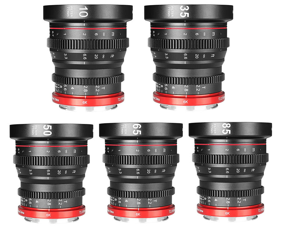 Meike Mini Prime Cine Lens Set For RF Mount Now Available