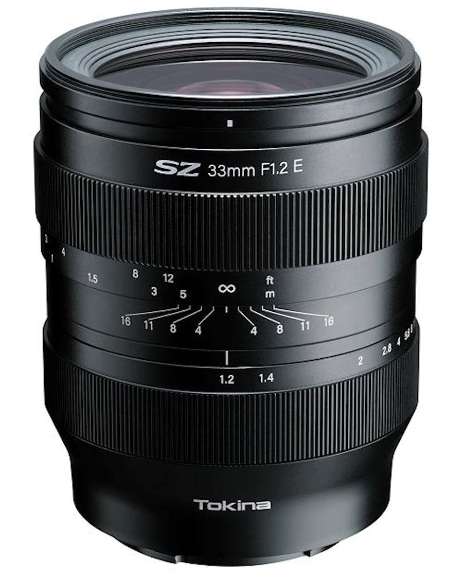 Tokina SZ 33mm f/1.2 APS-C Lens for Sony E and Fuji X Officially Announced