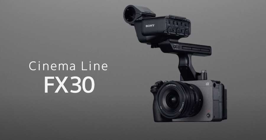 Sony FX30 Cinema APS-c Camera with 26MP and 16-bit RAW recording