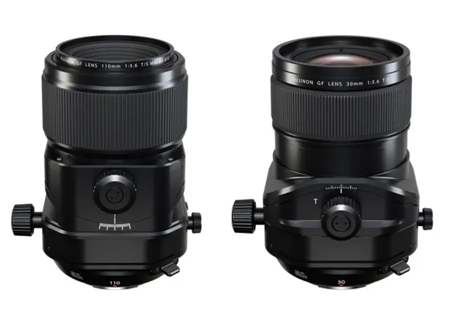 Fujifilm GF 110mm f/5.6 T/S Macro & 30mm f/5.6 T/S Lenses Announced