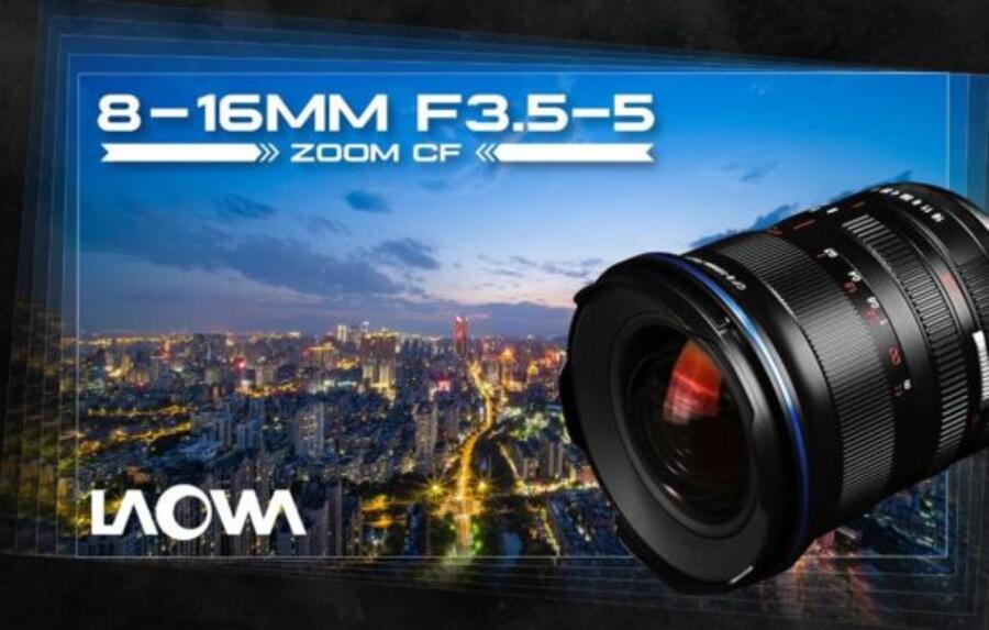 Venus Optics Laowa 8-16mm f/3.5-5 Zoom CF Lens Officially Announced