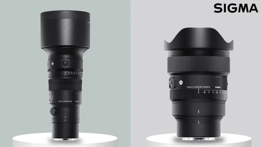 Sigma 500mm F5.6 DG DN OS Sports and 15mm F1.4 DG DN Art Lens Announced, Available for Pre-Order